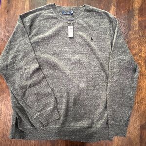 NEW Polo by Ralph Lauren Men's Charcoal Crewneck Sweatshirt